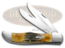 Case xx Knives Folding Hunter Genuine 6.5 Bone Stag Stainless Pocket Knife 03574 picture