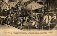 PC AVIATION EXPO DE LOCOMOTION AERIENNE 1910 PARIS STAND CIE AÉRIENNE (a53925) picture