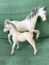 Breyer Vintage Alabaster Arabian Horse and Foal +FAST SHIPPING picture