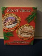 Mount Vernon 2010 Souvenir Christmas Ornament 24 Kt Gold Finish in Box picture