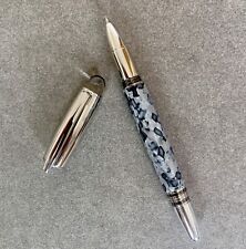 Luxury Crystal Head S.Walker Series Black-Silver Design Color Rollerball Pen #5 picture