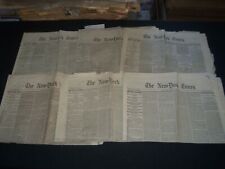 1865 NEW YORK TIMES NEWSPAPER LOT OF 6 - HENRY WIRZ TRIAL - NP 2895I picture