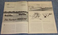1957 Porsche 550 Spyder Vintage Info Article 