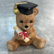 Homco Miniature Teddy Bear Figurine #1413 Graduation School Porcelain 2