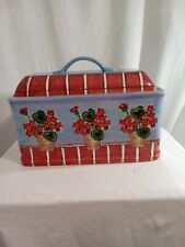 Vintage And Rare Department 56 BREAD BOX  Beautiful Condition.  picture