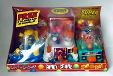 Vintage 1995 Bee MEGA U GAMES Bubble Gumball Machine 3 PACK Candy Container picture