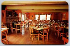 Daven Haven Lodge Grand Lake Colorado Main Dining Room Vtg Chrome Postcard picture