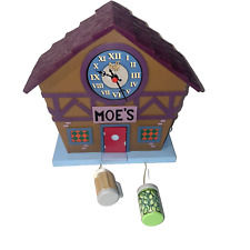 Ultra Rare The Simpsons Moe's Tavern Talking Cuckoo Clock Wesco Homer 2005 *READ picture