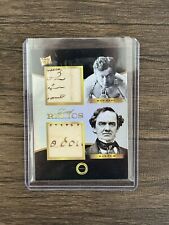 Harry Houdini/PT Barnum Authentic Handwritting Pieces Of The Past picture