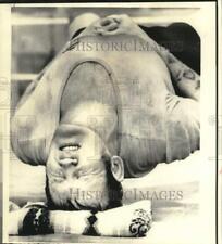 1976 Press Photo Boxer Richard Dunn Works Out in Munich for Ali Fight picture