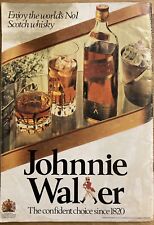 JOHNNIE WALKER LIQUOR 1980s MAGAZINE COMMERCIAL AD ADVERTISEMENT picture