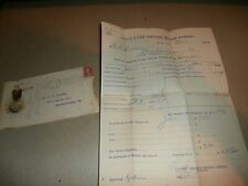 Vtg 1909 Case Threshing Machine Co Salary Letter C S Wilson Mechanicsburg PA picture