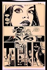 Daredevil #181 pg 19 Elektra Frank Miller 11x17 FRAMED Original Art Poster Print picture