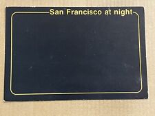 Postcard Humor Joke San Francisco CA California At Night Black Picture Greetings picture
