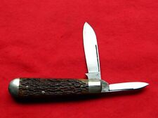 Antique Knife 1912-50 Aerial Cutlery Co Marinette Wisc Nice Bone picture