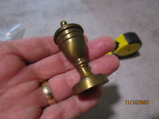Vintage Neo-Classical Urn  Solid Brass Lamp Finial 2 1/4'' High picture