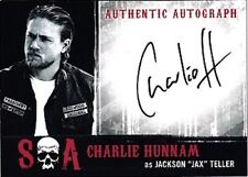 Charlie Hunnam certified autographed signed Sons of Anarchy 2015 Cryptozoic card picture