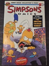 The Simpsons #1 (Bongo Comics November 1993) with poster picture