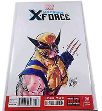Uncanny X-Force #1 Blank Original Art 2024 Wolverine Sketch Marvel MICHELLI picture