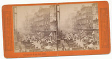 Chicago IL * Washington St. W. from State  Stereo View 1870s  Union C Series picture