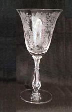 Tiffin-Franciscan Cherokee Rose Crystal Water Goblet 8