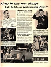 Vintage 1939 Studebaker Styles may change Print Ad d6 picture