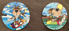 Vintage 90s Chester Cheetah Forma Tazos - Frito-Lay / Cheetos - Pogs - 2 Count picture