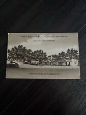 Vintage ROADSIDE Postcard--ARIZONA-Albuquerque-Pueblo Plaza Court--Hwy 85 4th St picture