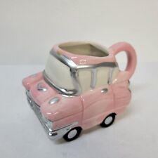 Hot Rod Classic Car Coffee Cup Mug Pink Cadillac Kitchy picture