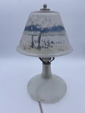 Art Deco Frosted  Boudoir Lamp With Shade Houzex picture