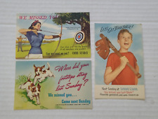 Vintage Church Sunday School Postcards 