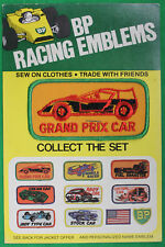 Original Late 1960s Early 1970s BP Racing Emblems Grand Prix Car On Card picture