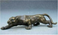 Jaguar Panther Leopard Cougar Big Cat Collector Artwork Bronze Statue Art Deco A picture
