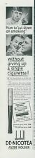 1951 Dunhill Denicotea Holder Cigarette Cut Down On Smoking Vintage Print Ad SP5 picture