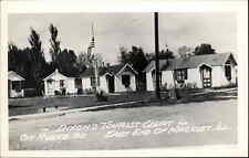 Hinckley Illinois I Dixon's Tourist Court Route 30 Motel RPPC Vintage Postcard picture