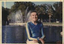 Press Photo Doctor Joel Shine, Underwater Archeologist at Aquarena Springs picture