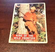 1956 Topps Davy Crockett Orange Back  #1 King of the Wild Frontier FILLER picture