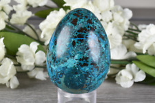 Chrysocolla and Malachite Egg from Peru  5.5 cm  # 18987 picture
