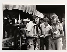 1981 Charlotte NC First Union Plaza Truffles Street Vendor Vintage Press Photo picture
