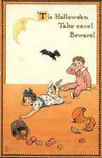 Halloween Man in the Moon Children Tuck #190 c1910 Postcard picture