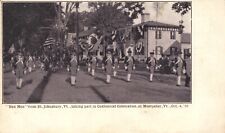 Red Men St. Johnsbury VT Centennial Parade Montpelier Oct 1905 Postcard picture