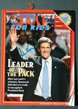2004 Massachusetts Senator John Kerry for President autographed Time for Kids -- picture