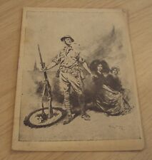 RARE 1918 WWI Booklet~