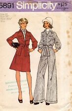 1970's VTG Simplicity  Misses' Jacket,Skirt and Pants Pattern 5891 Size 12 picture