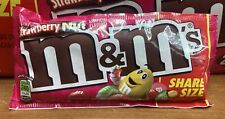 Rare Strawberry Nut M&Ms 2019 Limited Edition Share Size Bag M&M (3.27 OZ Bag) picture