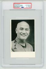 Chiang Kai-shek (Taiwan) ~ Signed Autographed Photograph ~ PSA DNA Encased picture