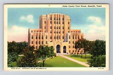 Amarillo TX-Texas, Potter County Court House Vintage Souvenir Postcard picture