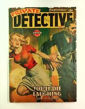 Private Detective Stories Pulp Sep 1944 Vol. 15 #4 GD- 1.8 picture