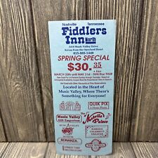Vintage Fiddlers Inn North Nashville TN Brochure picture