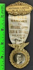 Vintage 1911 Supreme Chief Banquet KGE Knights Golden Eagle Photo Badge Pin PA picture